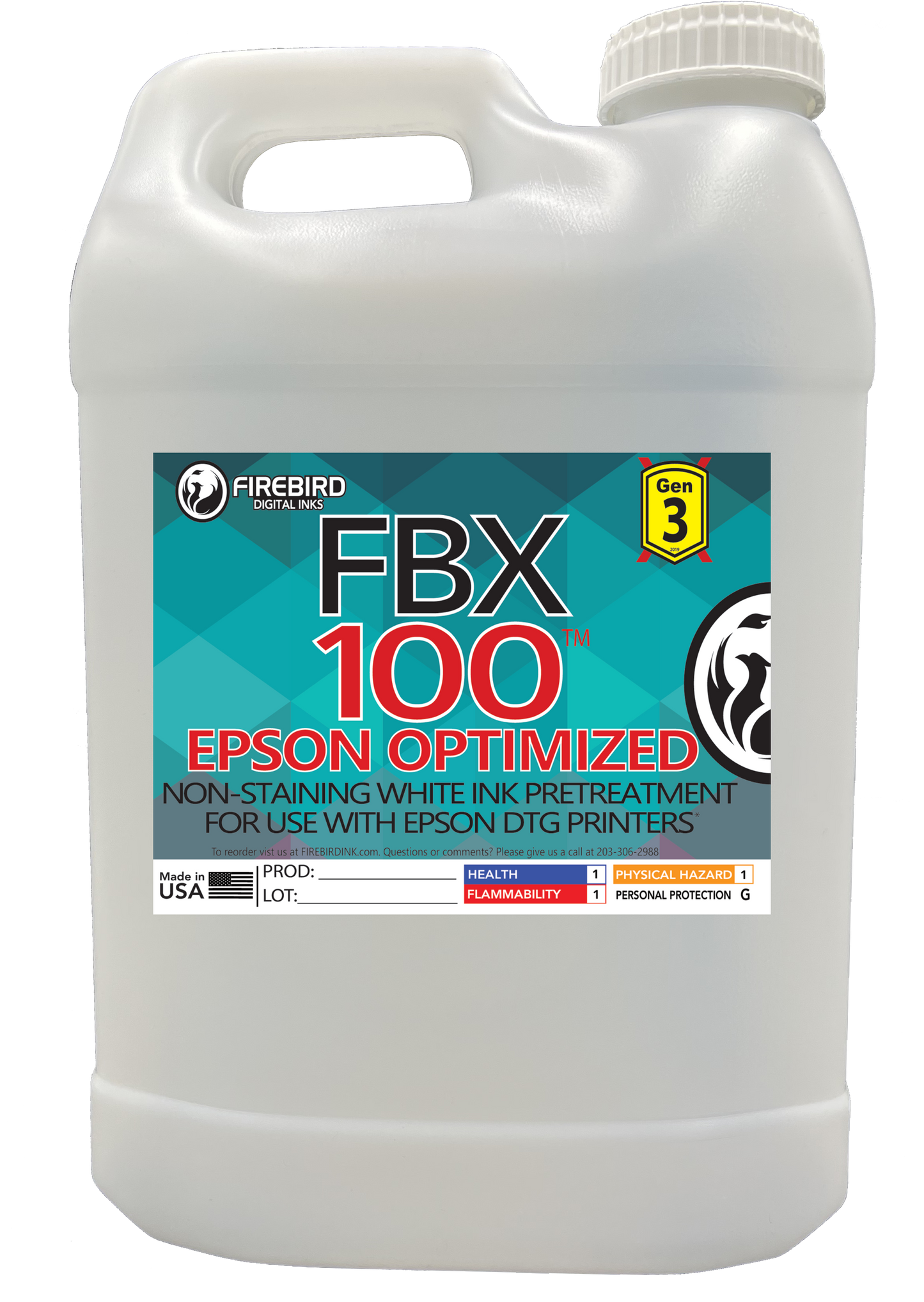 FBX-100 Gen3 Epson Optimized DTG Pretreatment